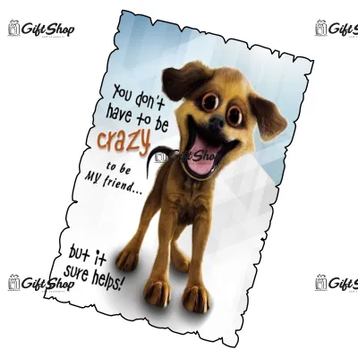 Mgs073-magnet frigider-you don t have to becrazy